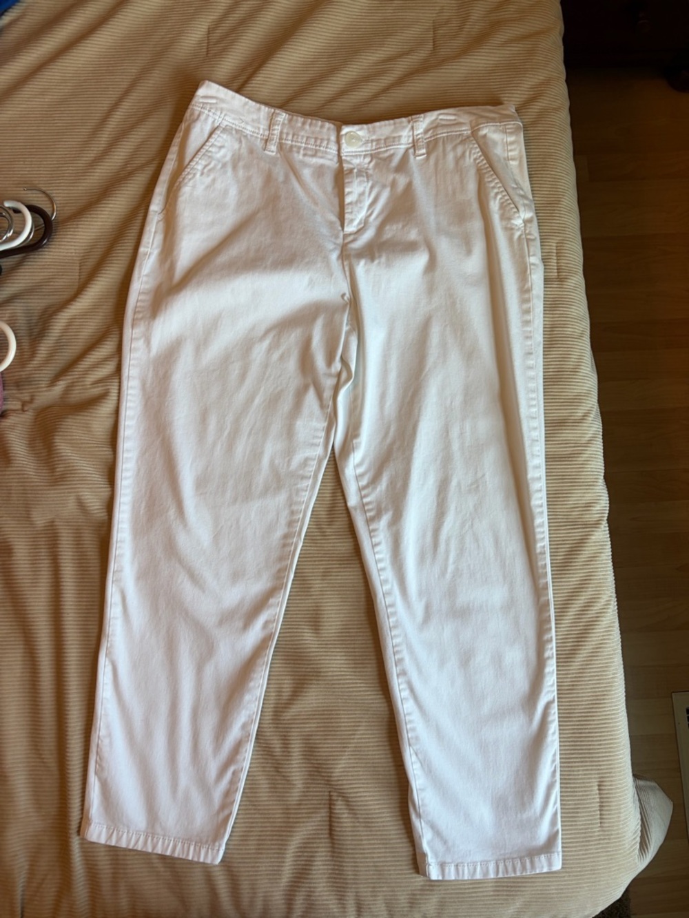 Liz Claiborne White Classic Straight Pants